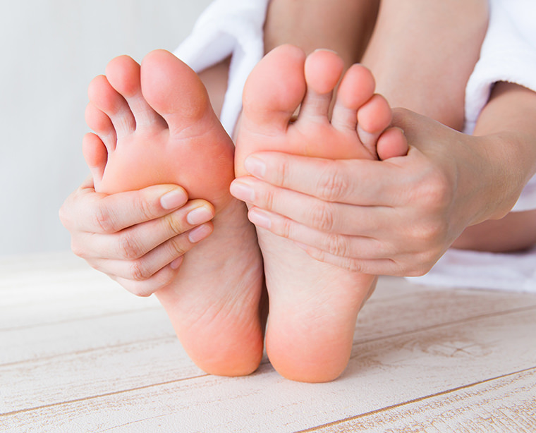 O eczema dos pés